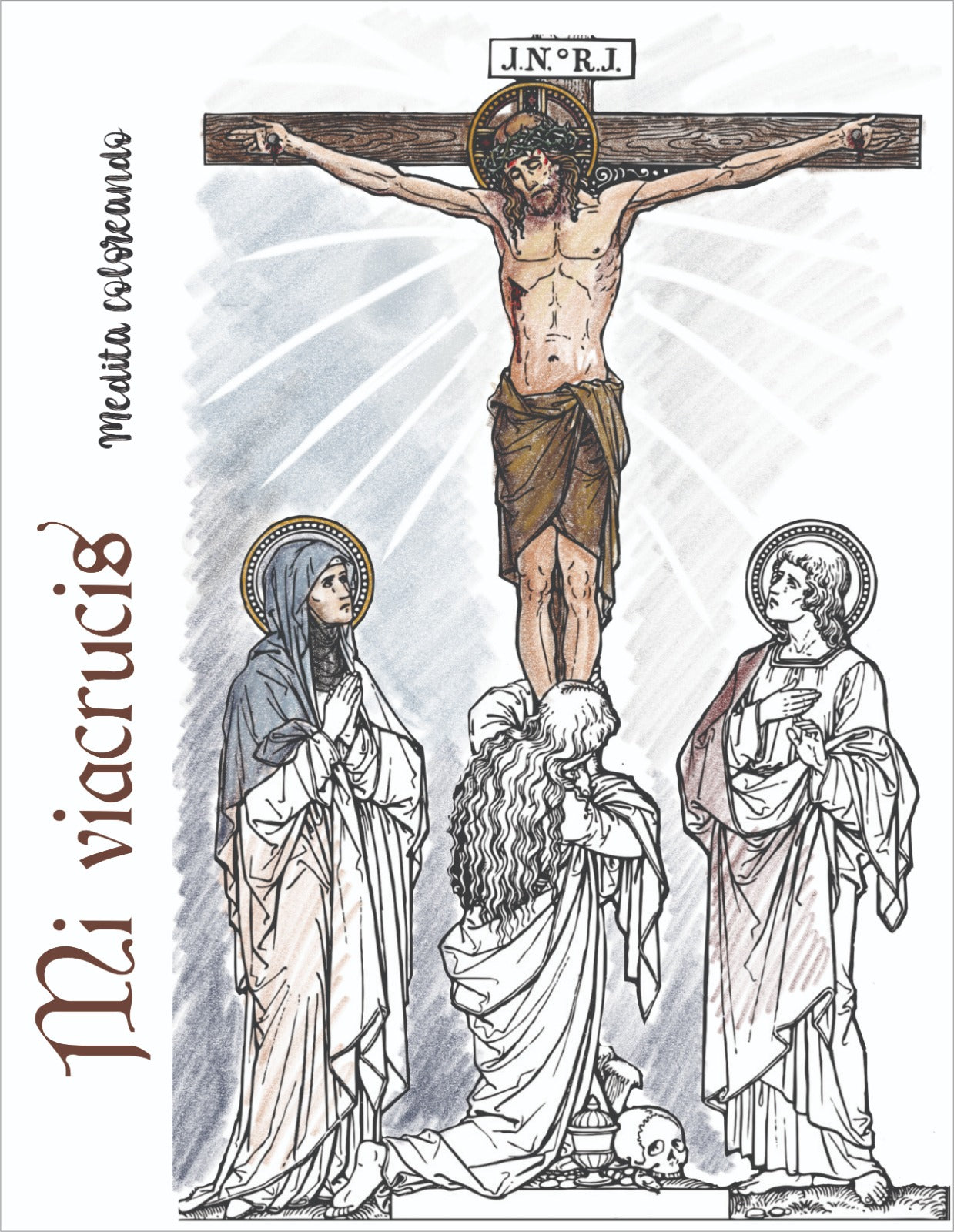 Mi Viacrucis (libro para colorear)